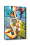Wallity Kanvas Tablo 224 - Lienzo Decorativo Multicolor 50 x 70 cm